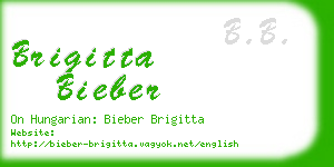 brigitta bieber business card